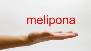 How to Pronounce melipona  American English [upl. by Pacificas]