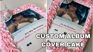 Custom Album Cover Cake [upl. by Jaquelin]