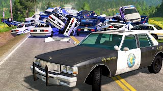 Blues Brothers 2000 Chase  BeamNGdrive [upl. by Ecirtac]