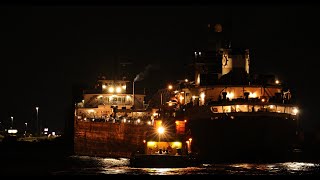 History Made Michipicoten Arrives Duluth For Fraser Shipyards4K [upl. by Dazraf]