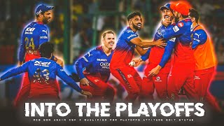 Into The Playoffs  Rcb Won Edit Status IPL 2024 [upl. by Pachton]