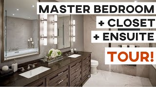 MASTER BEDROOM  CLOSET  ENSUITE TOUR [upl. by Niamrahc]