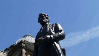 David Livingstone Statue Cathedral Square Glasgow Scotland [upl. by Clark]