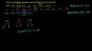 Kleinste gemene veelvoud van drie getallen [upl. by Osber689]