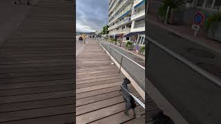 Walking the Boardwalk in JuanlesPins  Antibes [upl. by Ennairam]