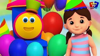 gratulerer med dagen til bob  Happy Birthday Song  Kids Tv Norsk  Norsk Barnesanger  In English [upl. by Brubaker]