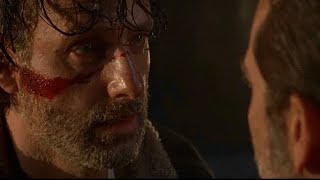 Rick le dice a Negan que lo va a matar Clip1080p50fpsThe Walking DeadEspañol latino [upl. by Assetak707]