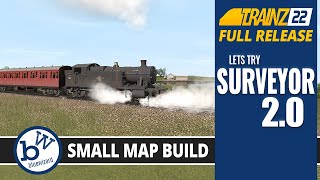 Trainz 22 Full release Surveyor 20  We build a small route to test it out [upl. by Simons]