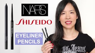 Pencil Eyeliners For Oily Lids  Trying Your Recommendations NARS HighPigment amp Shiseido MicroLiner [upl. by Sophey]