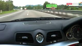 Maserati Granturismo Singapore to Malaysia Trip Acceleration [upl. by Lang]