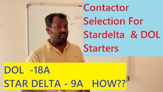 How to select Contactors for starters …Explained [upl. by Asserak]