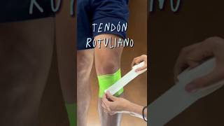 Vendaje funcional para el tendón rotuliano kinetape vendaje rodilla [upl. by Hajidak]