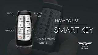 How to use your Genesis Smart Key  GV80  G80 [upl. by Russ]