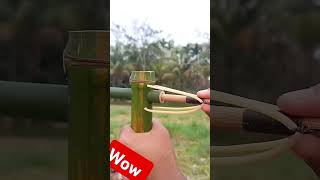 Bamboo Creations with 3 arrow bamboo Slingshots DIYbamboo creations best video S [upl. by Roeser]