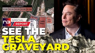 Shocking Tesla Graveyard Discovery Jeopardizes Musks Billion Dollar Bonus [upl. by Anat]