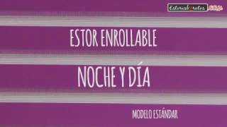 Instalación de un estor enrollable noche y día modelo estándar [upl. by Kinom]