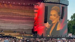 Adele 2022 British Summer Time at London  July 01 2022  Hyde Park London [upl. by Ialocin941]