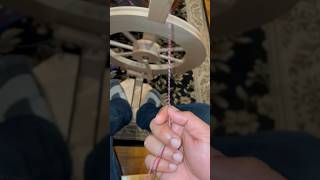 Plying yarn on a Lendrum Spinning Wheel [upl. by Hctud123]