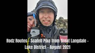 Scafell Pike from Great Langdale  Peak District  August 2021 [upl. by Sternberg902]