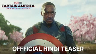 Captain America Brave New World  Official Hindi Teaser  In Cinemas February 14 2025 [upl. by Attenweiler]