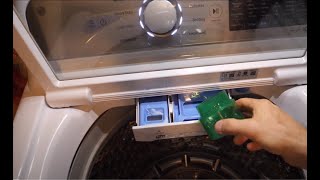 LG TurboWash3D Smart TopLoad Washer  Full Wash Cycle [upl. by Whitelaw]