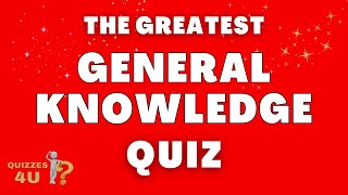 The Greatest General Knowledge Quiz Ever  Ultimate Trivia Quiz Game ✨New Quiz [upl. by Araet]