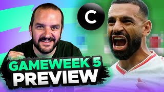 WILDCARD GW5 🤔  FPL GAMEWEEK 5 PREVIEW  Fantasy Premier League Tips 202425 [upl. by Aciras]