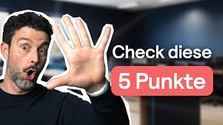 Lohnt sich die BEWERBUNG Check diese 5 Punkte 🤓 [upl. by Acirrej]