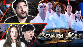 Cobra Kai Season 6 PART 2  TRAILER REACTION [upl. by Vanny]