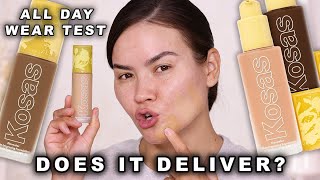 ANY GOOD KOSAS REVEALER SKIN IMPROVING FOUNDATION WEAR TEST  REVIEW  Maryam Maquillage [upl. by Slyke504]