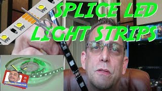 How to CUT and SPLICE LED strip lights Use leftover LED Strips UNDER 12 [upl. by Socher]