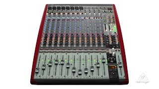 XENYX UFX1604 Analog Mixer and Multichannel USBFirewire Interface [upl. by Elston]