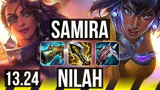 SAMIRA amp Nautilus vs NILAH amp Neeko ADC  Quadra Legendary 600 games  BR Challenger  1324 [upl. by Persas940]