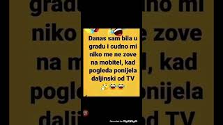 Halo ovdje daljinski umjesto mobitela smehdosuza smeh humor smesno [upl. by Baras576]