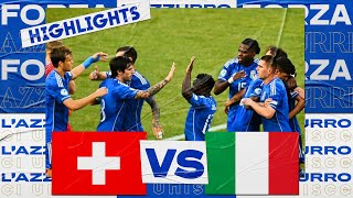 Highlights SvizzeraItalia 23  U21 EURO 2023 [upl. by Hugues559]