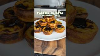 Pastéis de Nata Portuguese Tarts baking custardtart [upl. by Yrrot403]