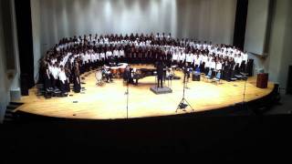 African Sanctus from African Sanctus  GMEA AllState Senior Mixed Chorus [upl. by Lorenza]