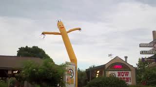 Willimantics wacky waving inflatable armflailing tubeman [upl. by Ayalat]