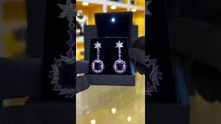 Omnia Siham Earrings In 925 Silver High Quality Amethyst Stone [upl. by Neirod]