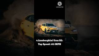 Top 5 fastest SUV in the world 🌍 top fastestsuv fastestcars hindustanmotors shorts [upl. by Oidgime930]