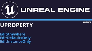 UE4 and C UPROPERTY EditAnywhere EditDefaultsOnly EditInstanceOnly [upl. by Dressler436]