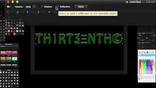 Pixelmator Tutorial  Creating 3D Text [upl. by Aniral961]