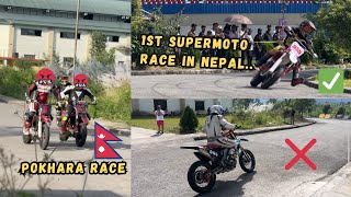 1ST SUPER MOTO RACING IN NEPAL  WINNER NastyVlogs029 [upl. by Anny]