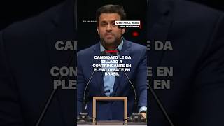 Candidato le da sillazo a contrincante en pleno debate en Brasil [upl. by Namqul273]