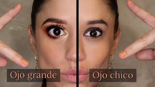 Cómo agrandar los ojos con maquillaje  AndreaNMakeup [upl. by Inesita]