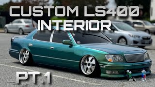 I CUSTOMIZED MY LS400 INTERIOR VLOG PT1 ‼️ ls400 vip static [upl. by Hennie978]