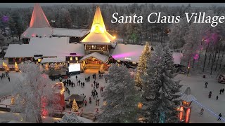 Santa Claus Village Christmas Opening 2022 in Rovaniemi Lapland Finland  Arctic Circle [upl. by Nal]