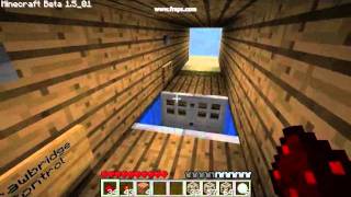 Minecraft drawbridge uses doors not trapdoors [upl. by Suiramaj]