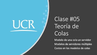 Clase 05 Modelos de Teoría de Colas [upl. by Akila778]