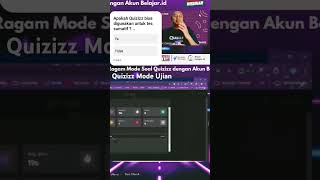 Quizizz Mode Ujian untuk Tes Sumatif tutorial quizizz [upl. by Ahola826]